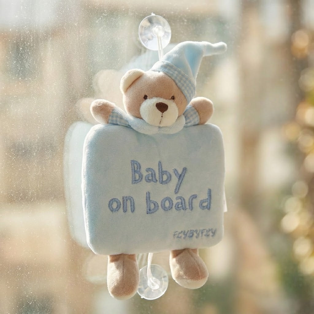 שלט לרכב - כחול