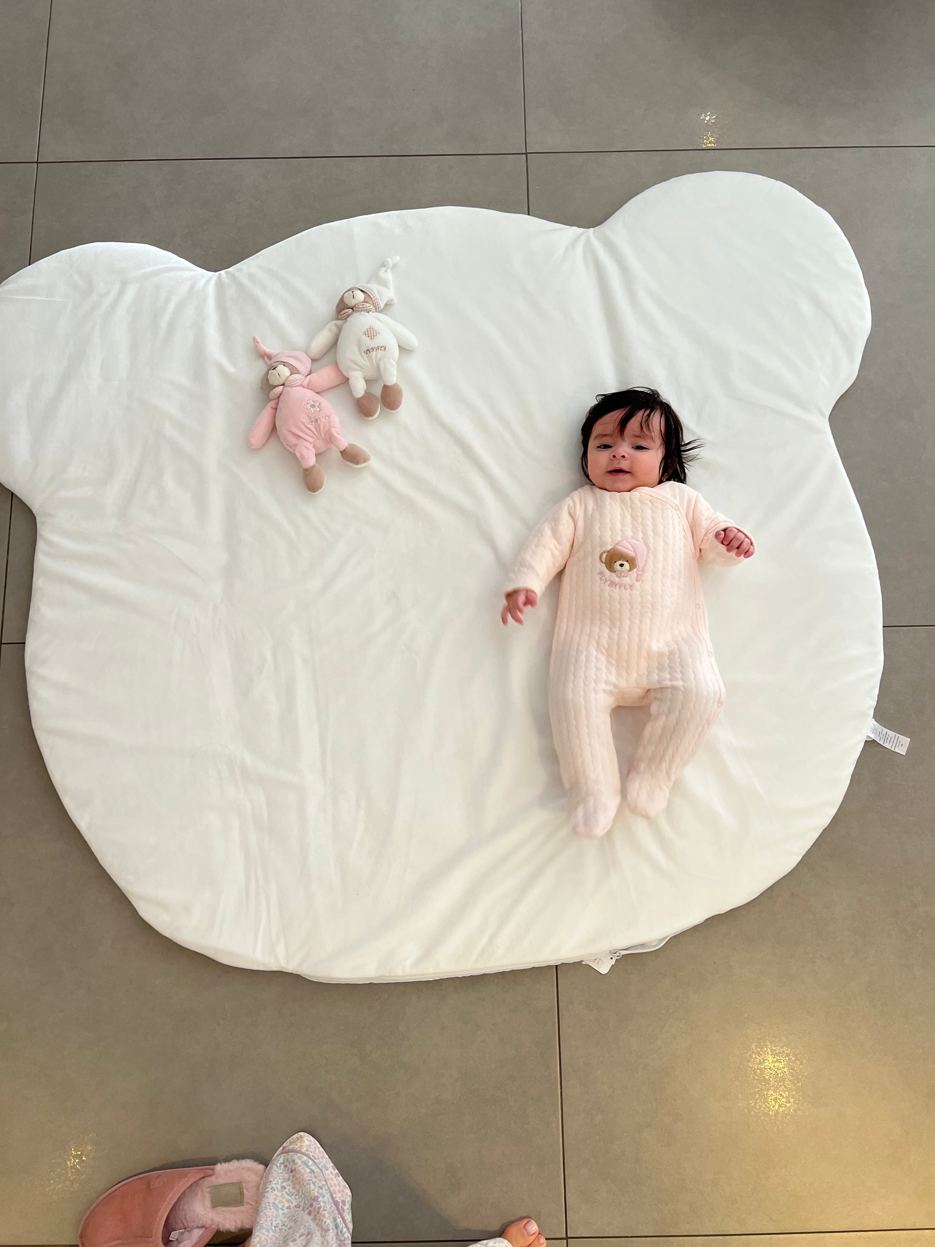 BEAR PLAYMAT -WHITE