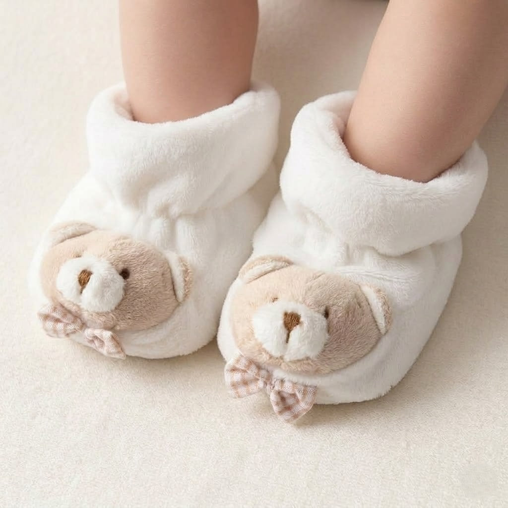 נעלי פוך דובי - בז'