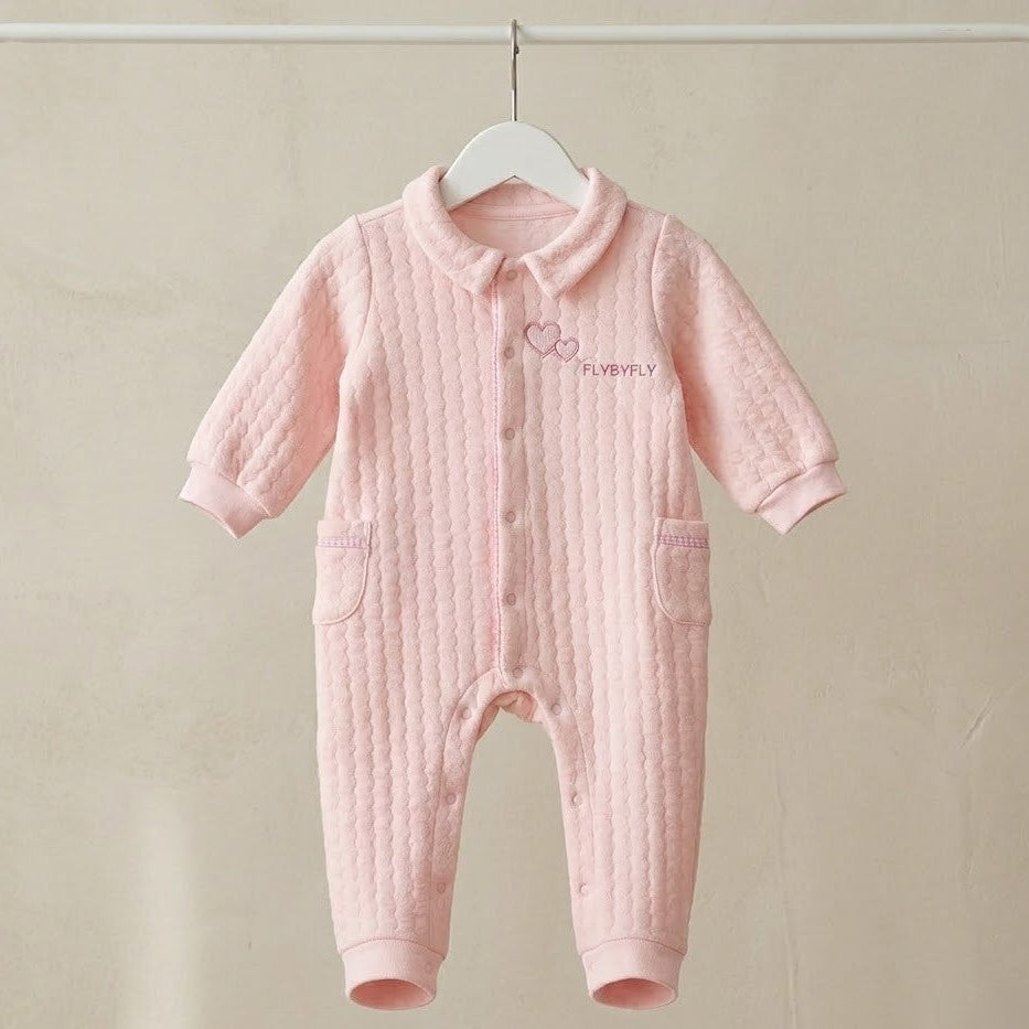 אוברול ארוך - ורוד