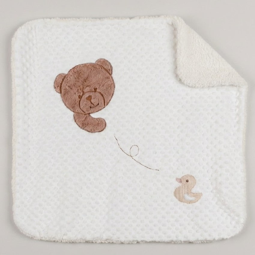 שמיכה פרוותית לתינוק - בז'