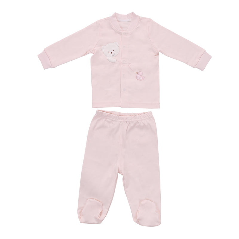 חליפה לתינוק - ורוד