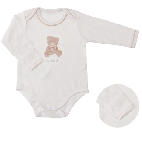 عبوة من 3 بدلات جسم على شكل دب