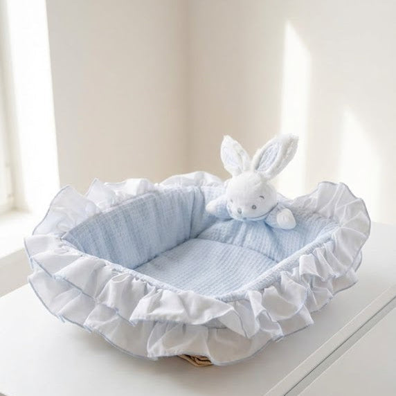 סלסלת קש מימי - כחול