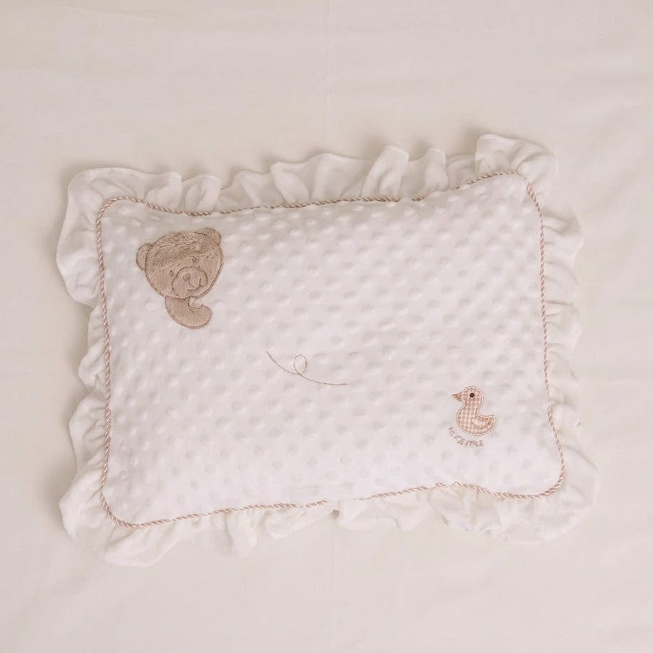 בז' כרית שינה רכה- בועות