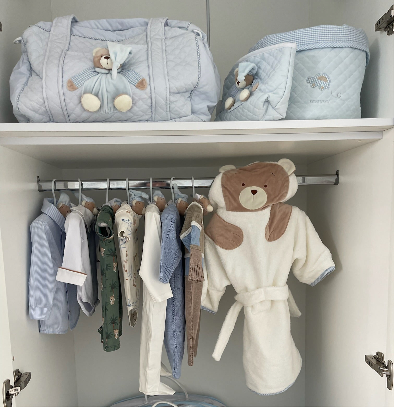 תיק החתלה לעגלה - כחול