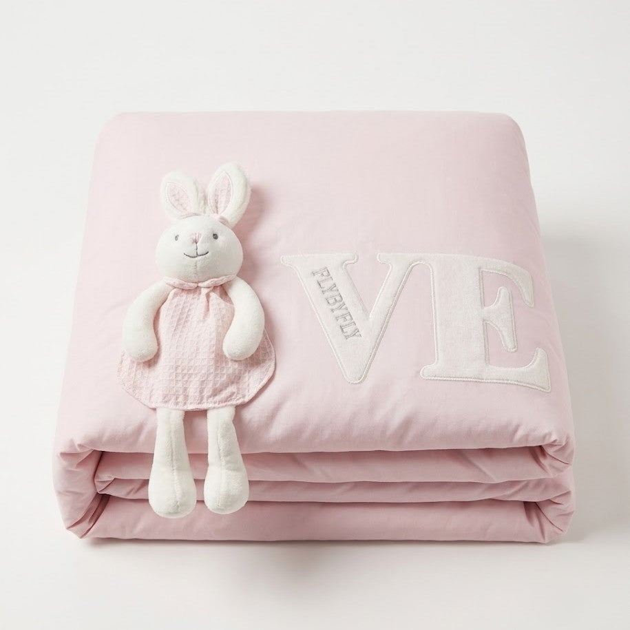 Pink -Mimi LOVE Duvet Cover