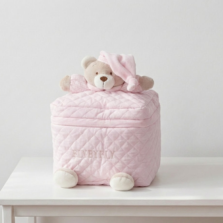 סט שידת החתלה ליולדת - ורוד