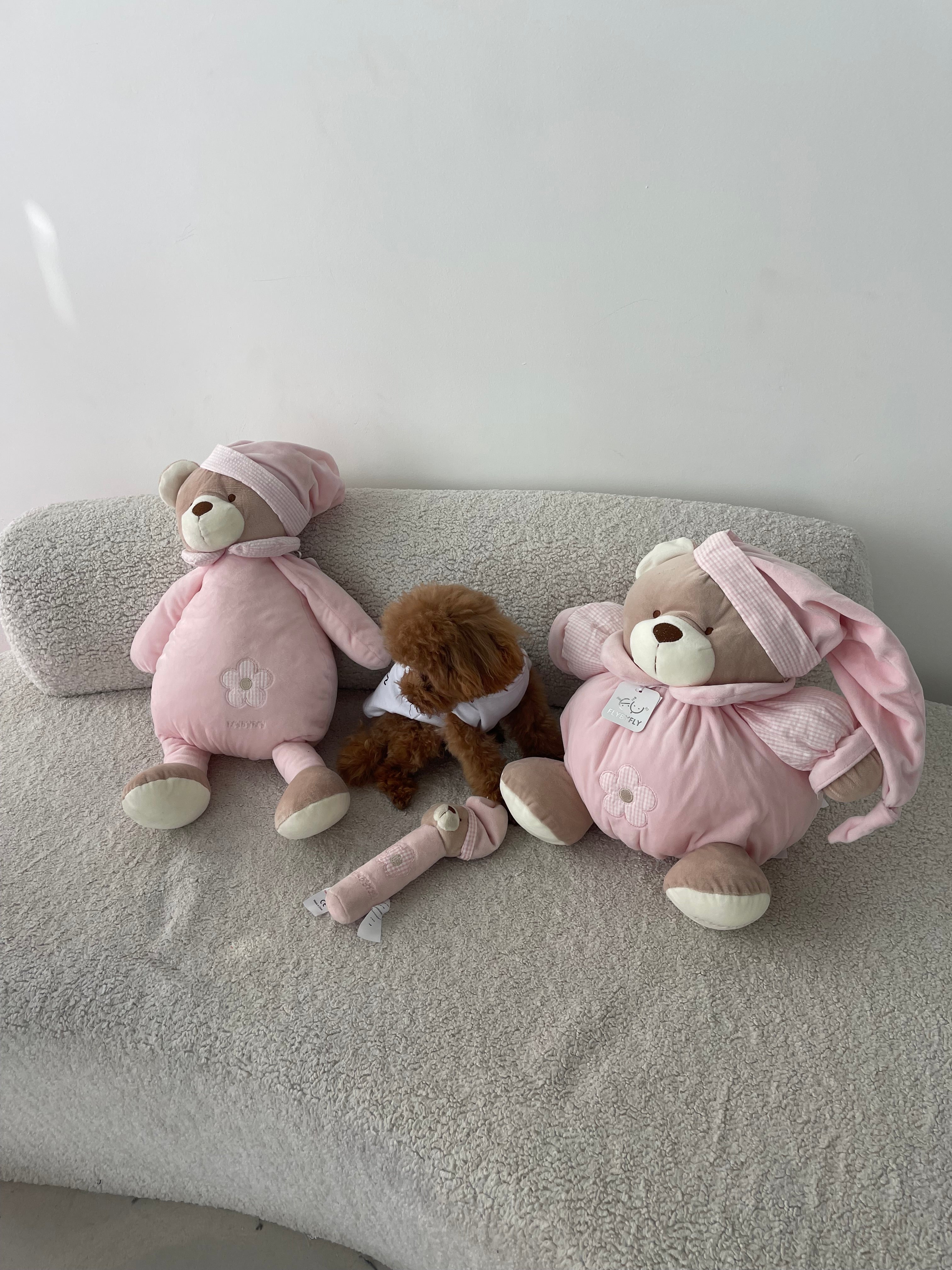 דובי כדורי - ורוד (4 גדלים!!)