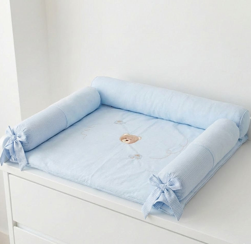 משטח החתלה פרימיום - כחול