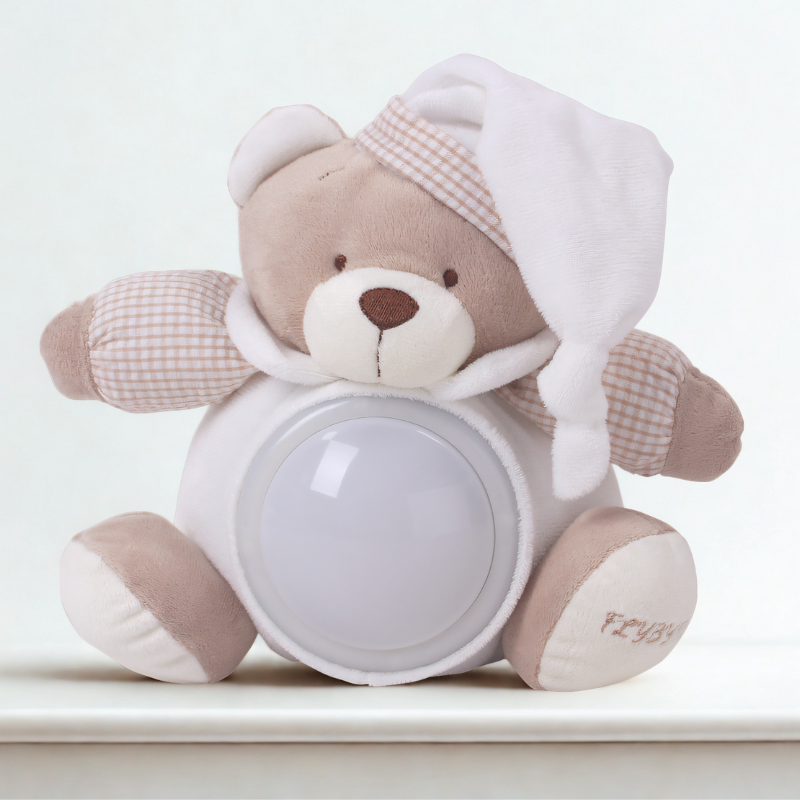 מנורת לילה לתינוק - דובי בז'