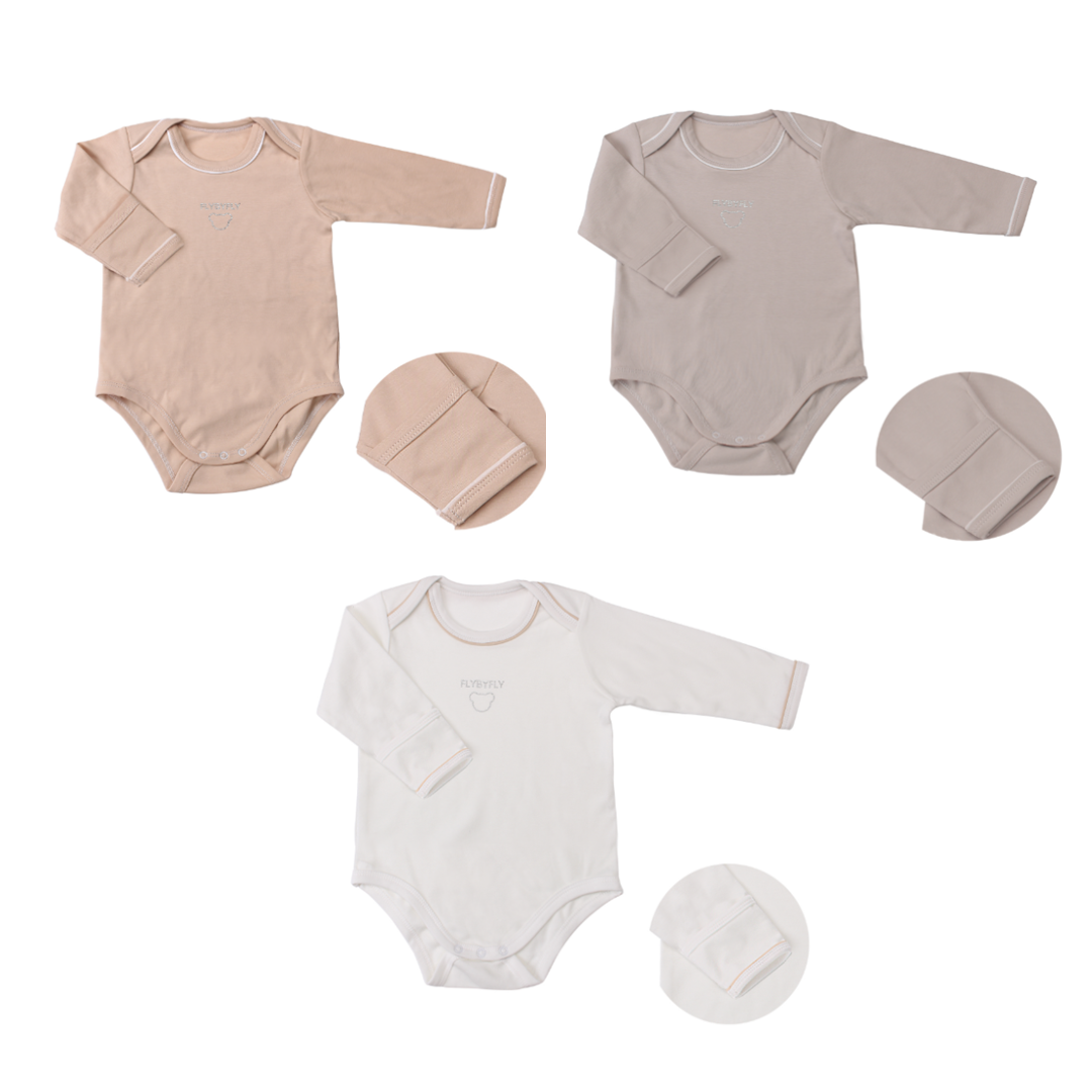 عبوة من 3 قطع من ملابس الجمباز الكلاسيكية