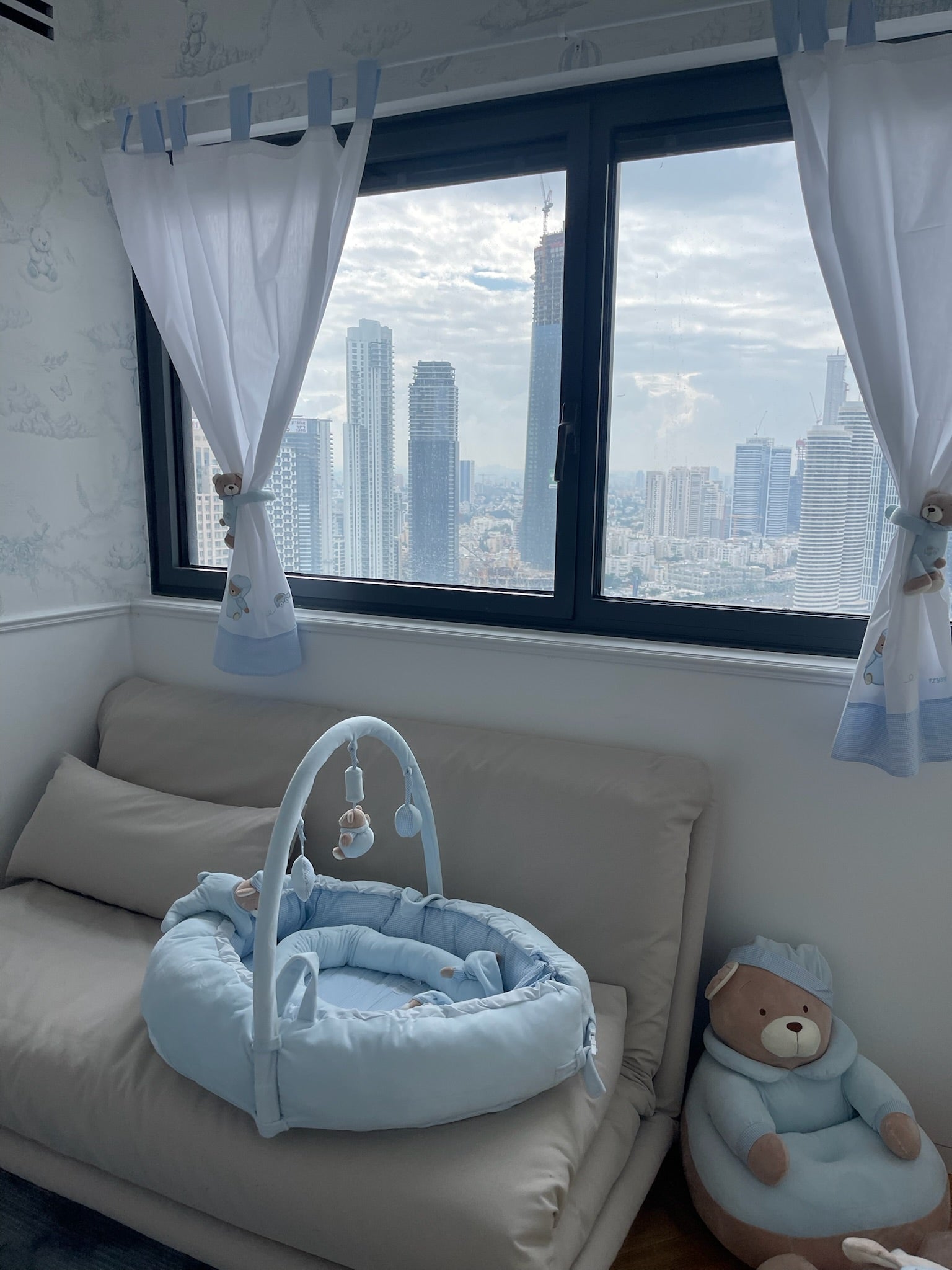 baby nest - blue