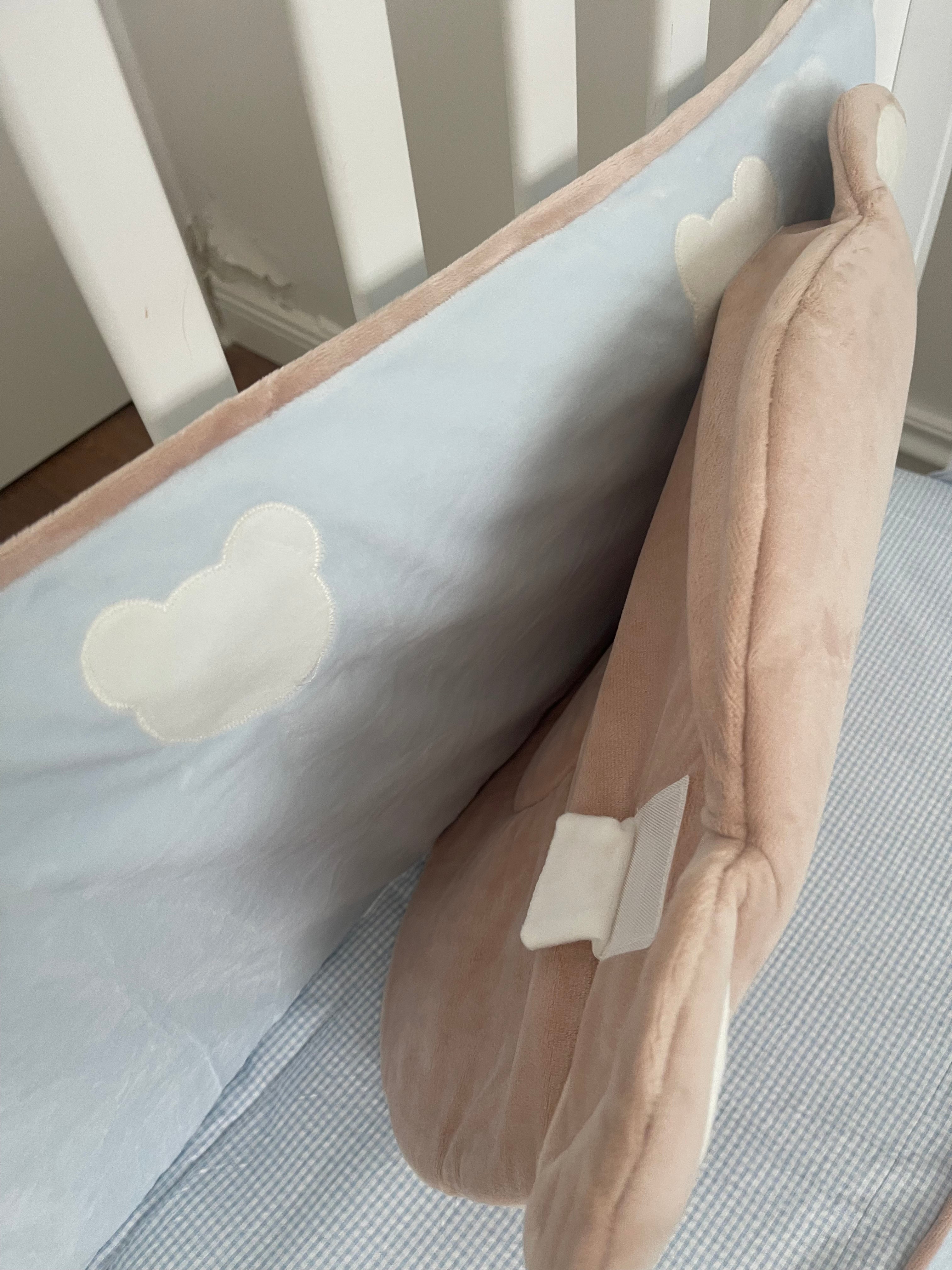 מגן מיטה מלא - כחול