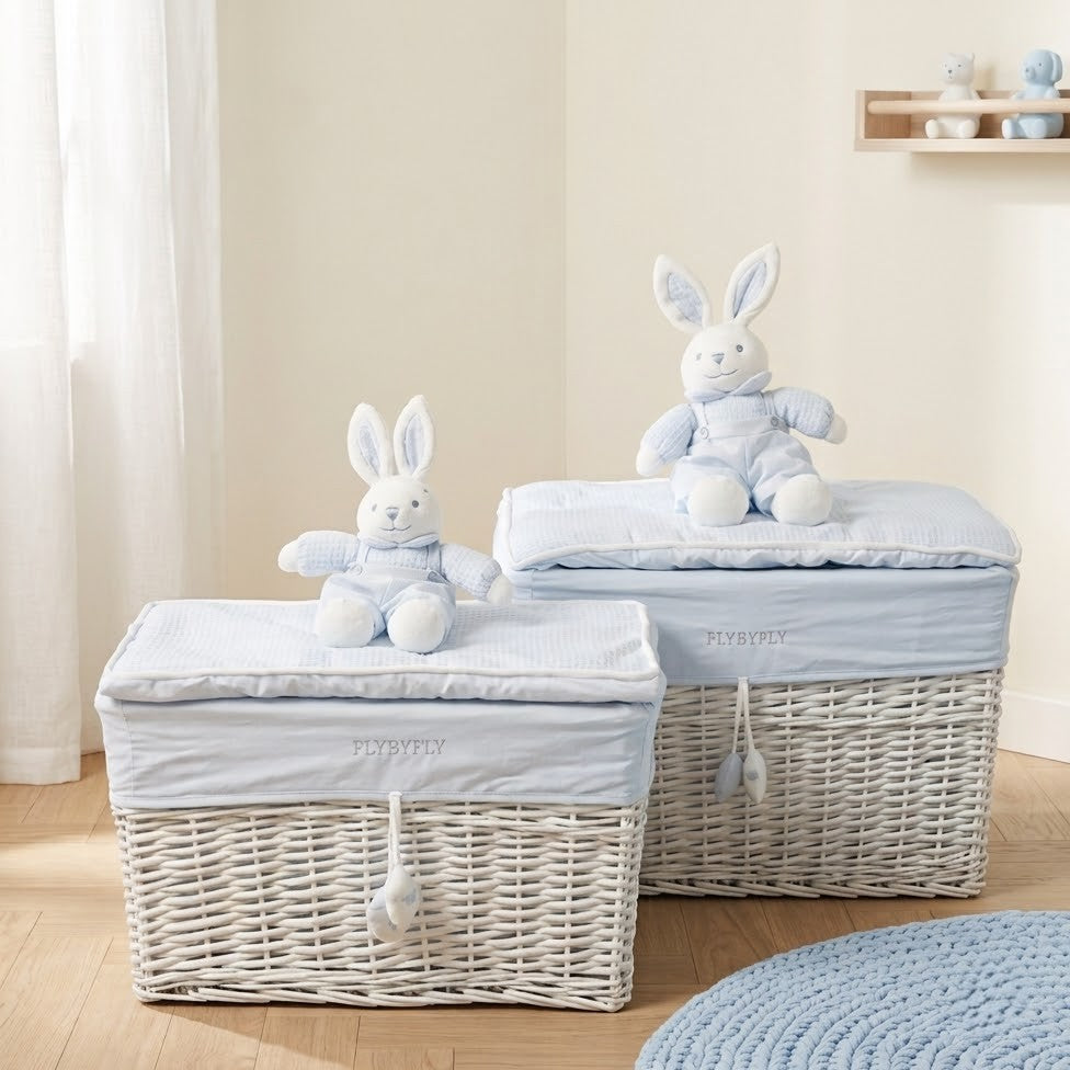 Blue Rabbit Toy Basket - Mimi