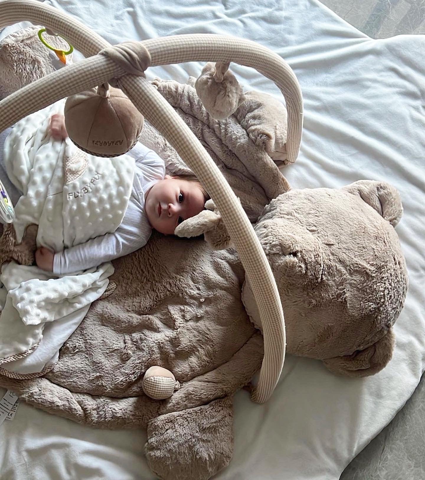 Bear playmat - Beige