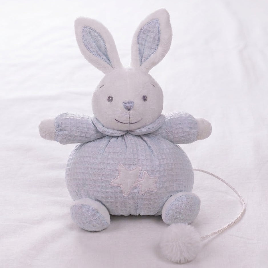 ארנב משיכה מנגן כחול - מימי