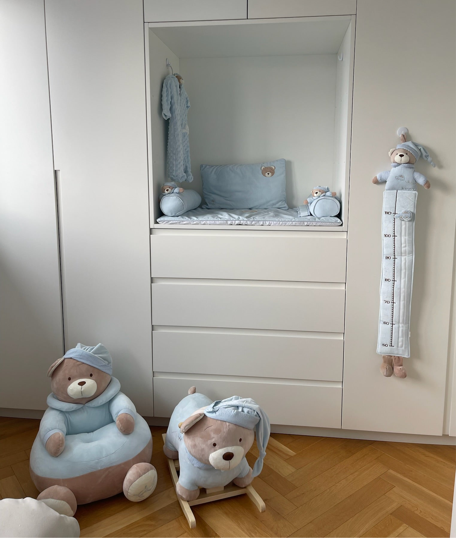 כורסא דובי לילדים - כחול