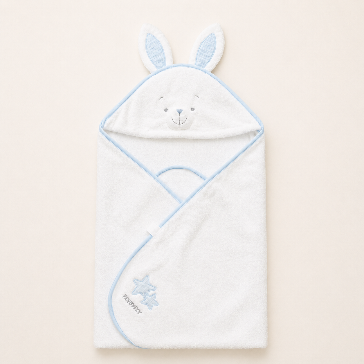 Pink Rabbit Wrap Towel - Mimi