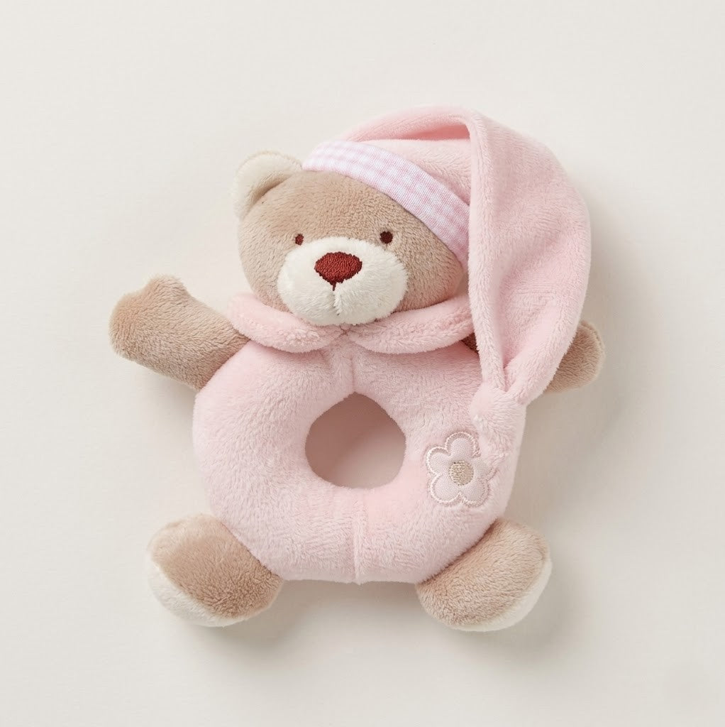 רעשן עגול - ורוד