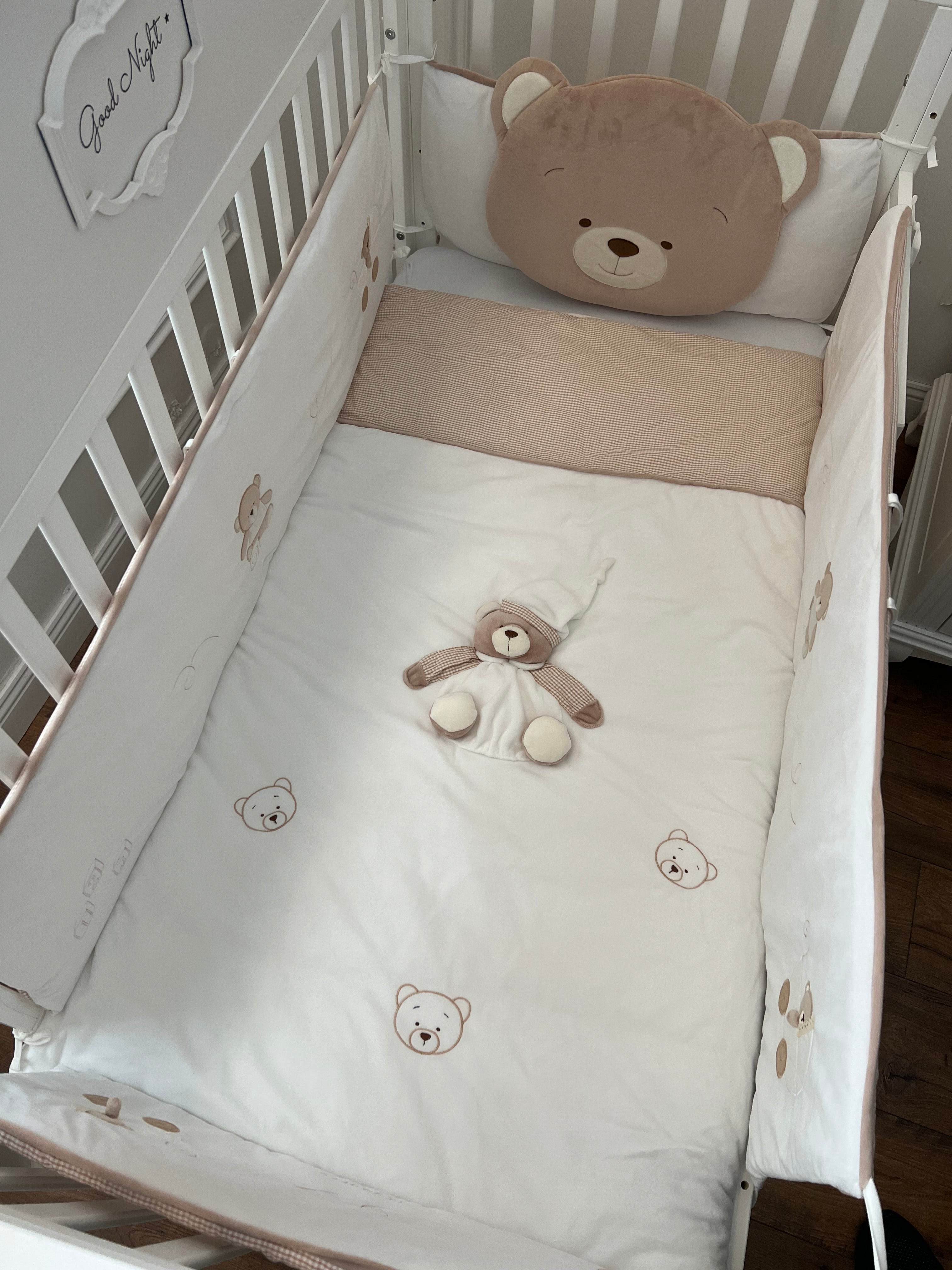 שמיכת מיטה עם פוך נשלף - בז'