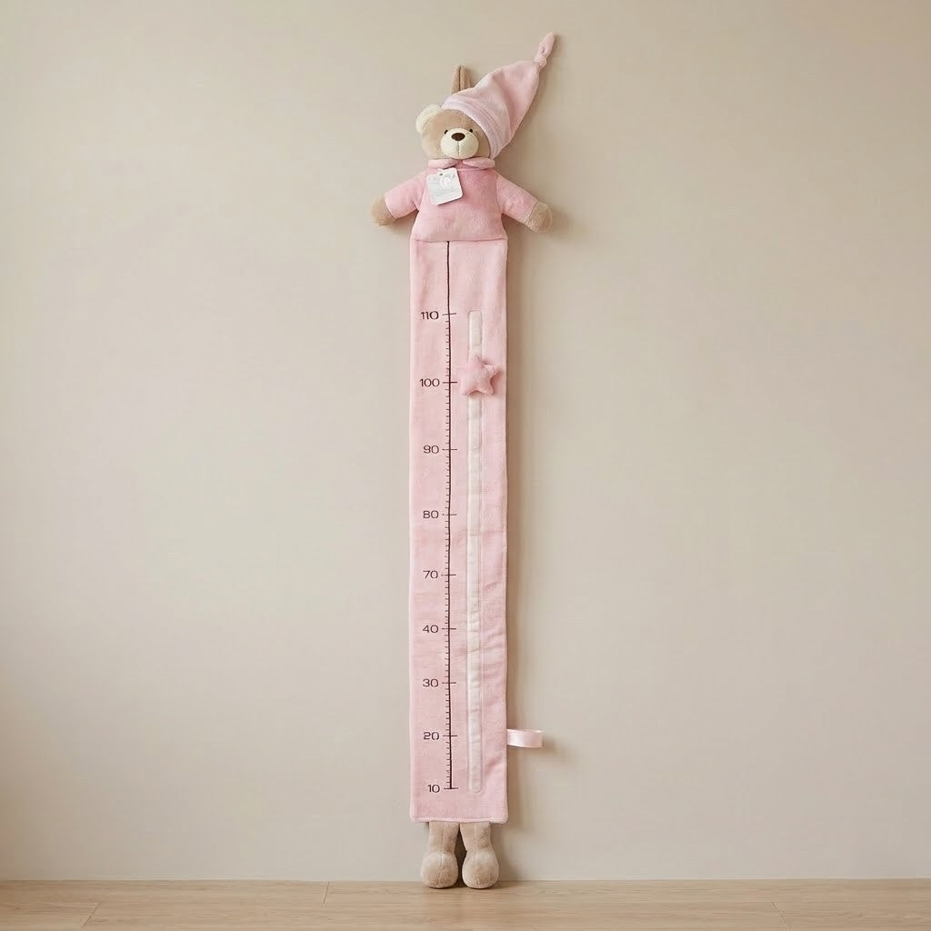 BEAR HEIGHT CHART METER - PINK