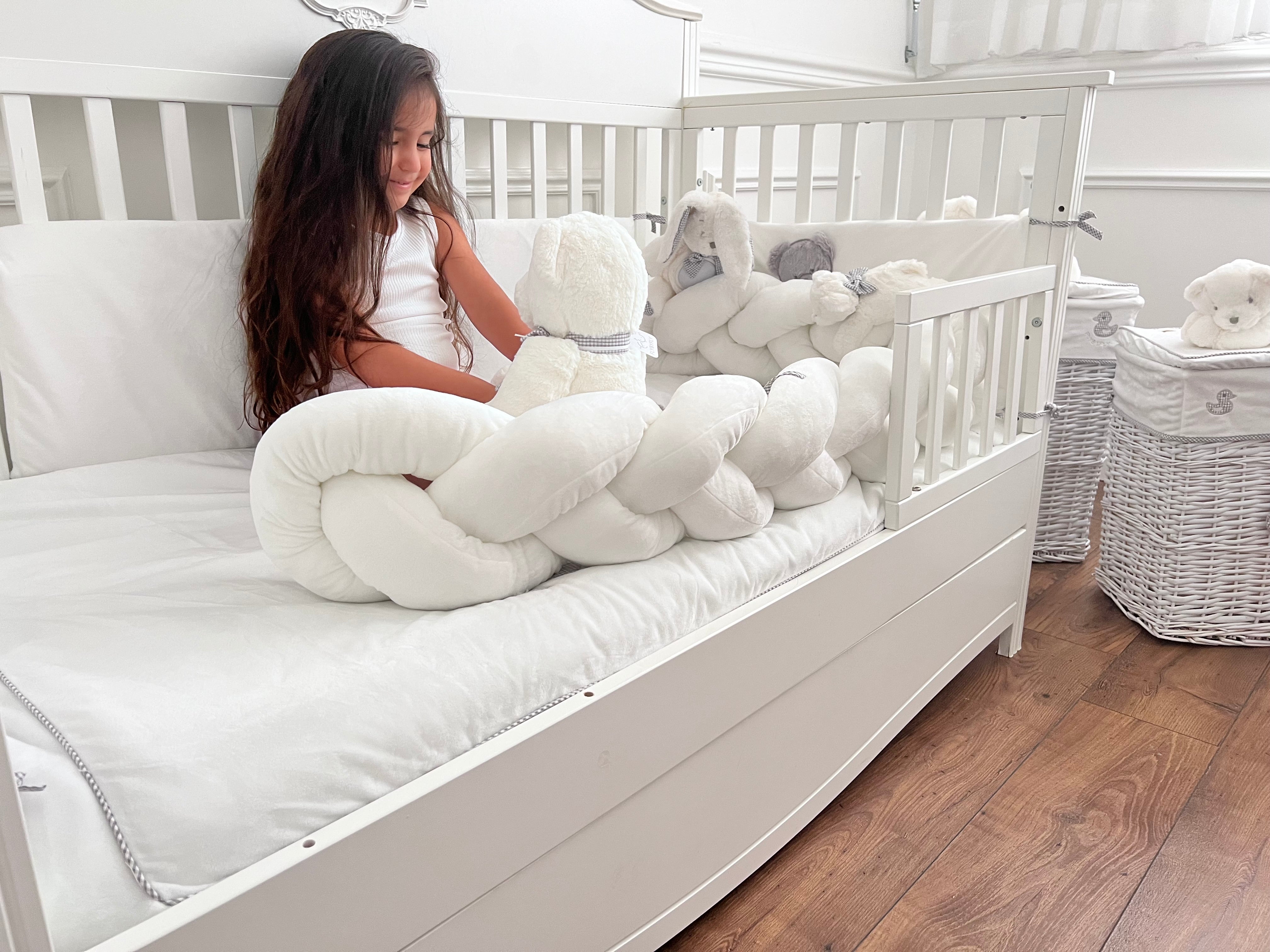 שמיכת מיטה עם פוך נשלף- לבן