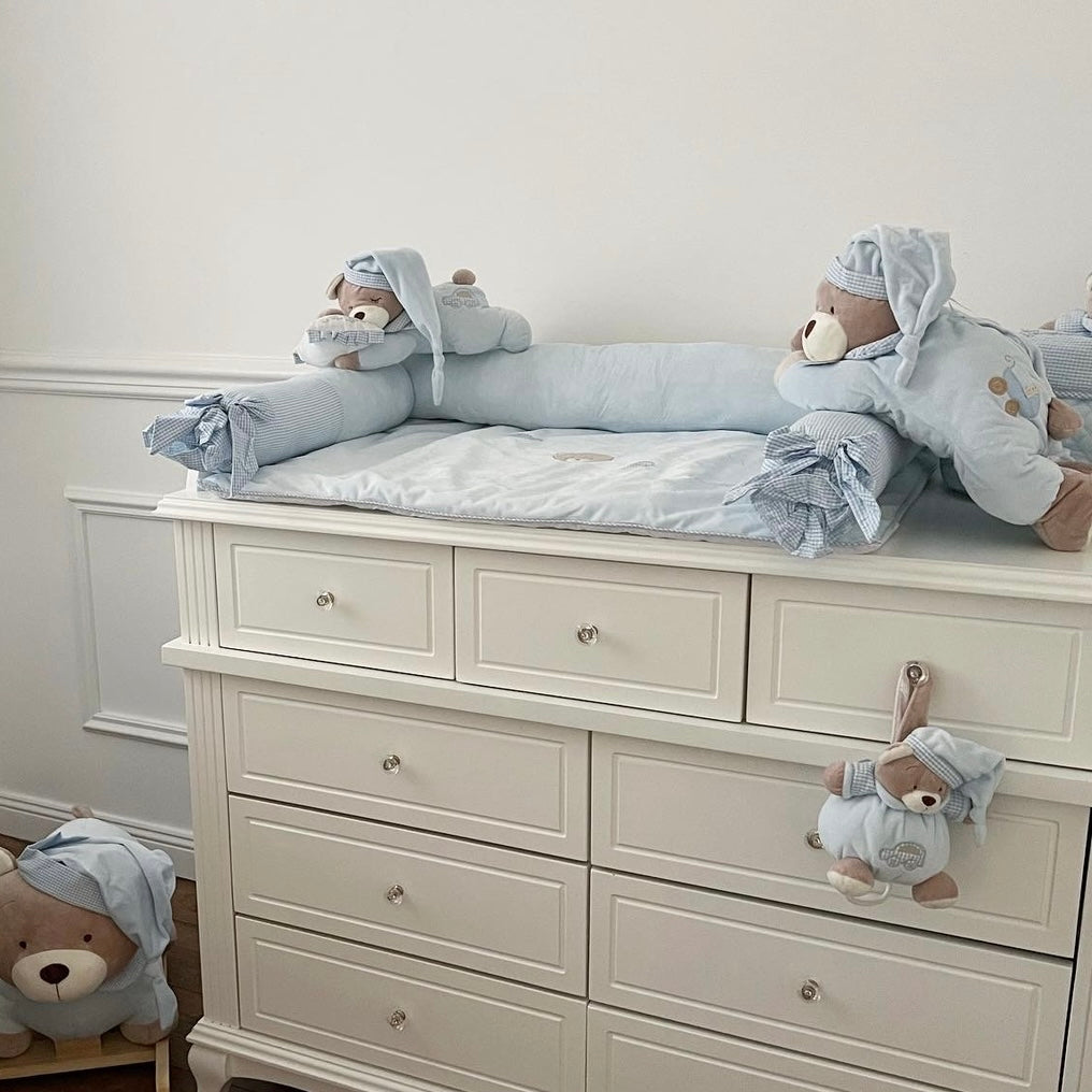 סט שידת החתלה ליולדת - כחול