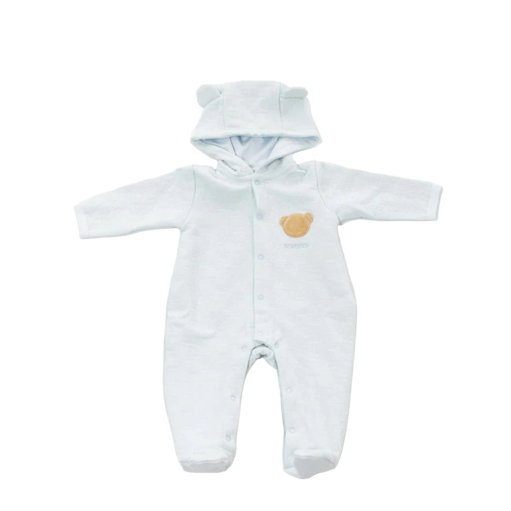 אוברול רקום FF -כחול