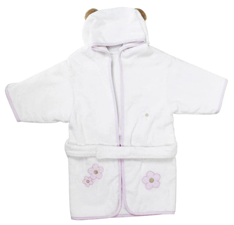 חלוק מגבת דובי חיבוקי - ורוד