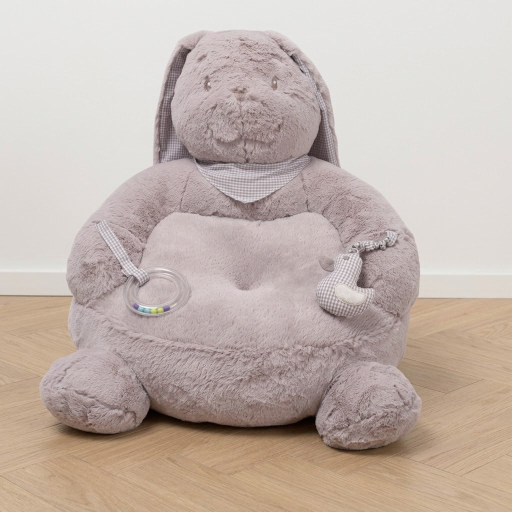 כורסא ארנב לילדים - אפור