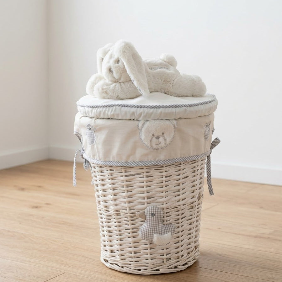 סל אחסון \ כביסה עגול - ארנב