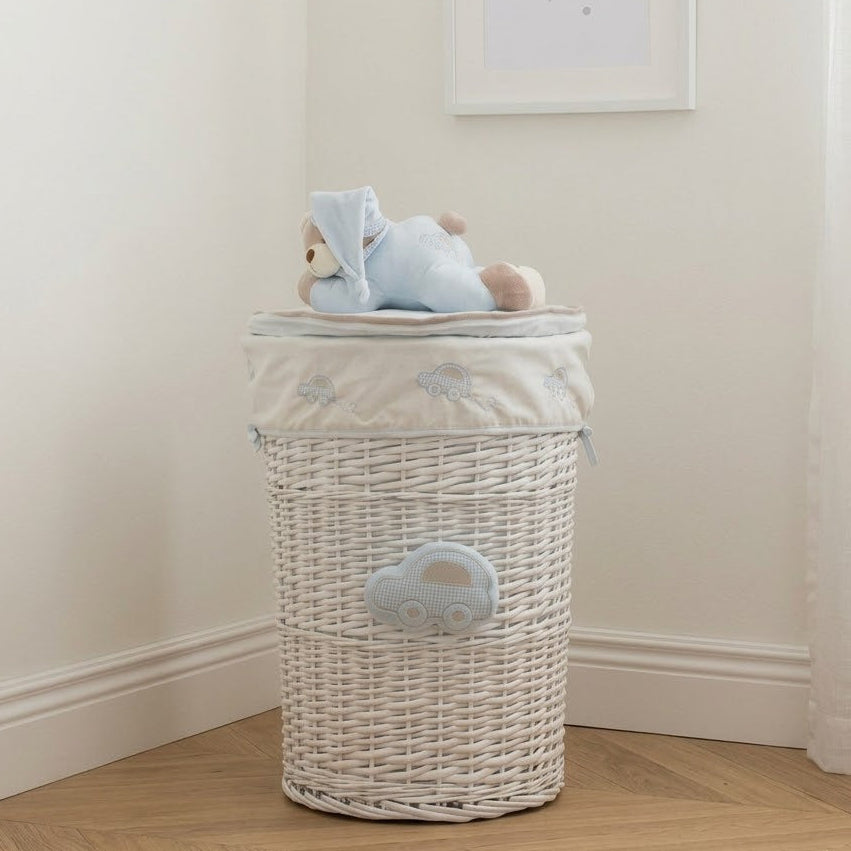STORAGE BASKET BEAR ROUND - BLUE
