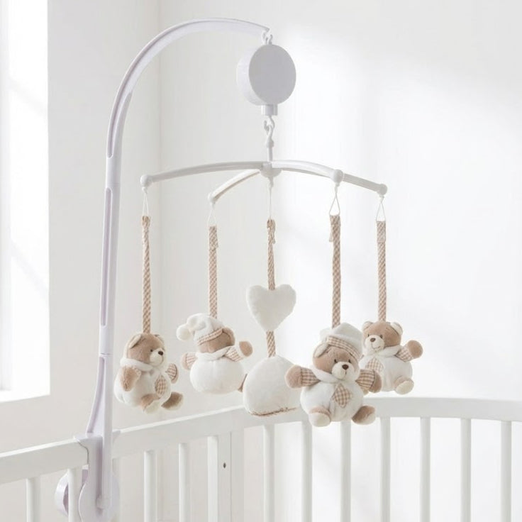 מובייל מנגן לתינוק - דובונים בז'