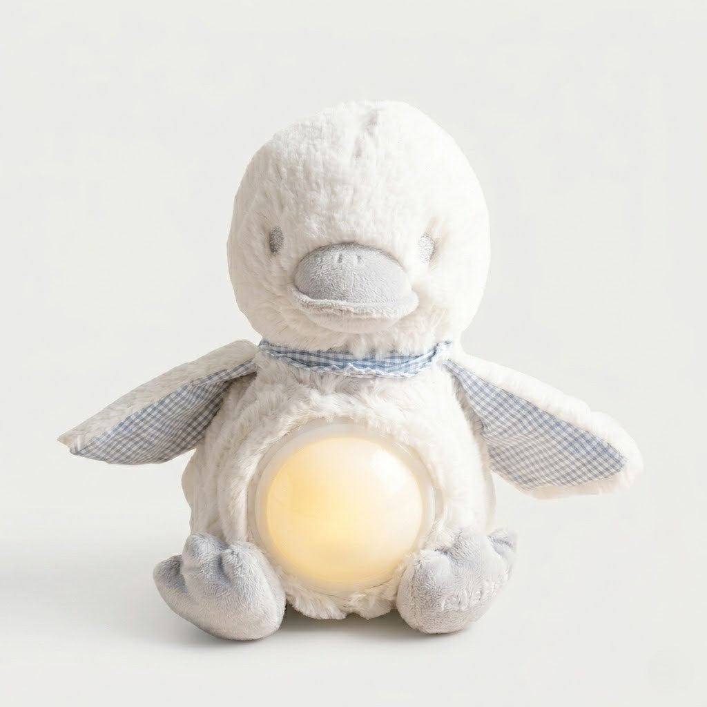 מנורת לילה לתינוק - ברווז לבן