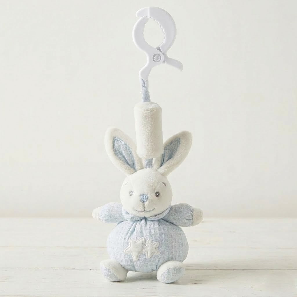 Blue Clip Rabbit - Mimi