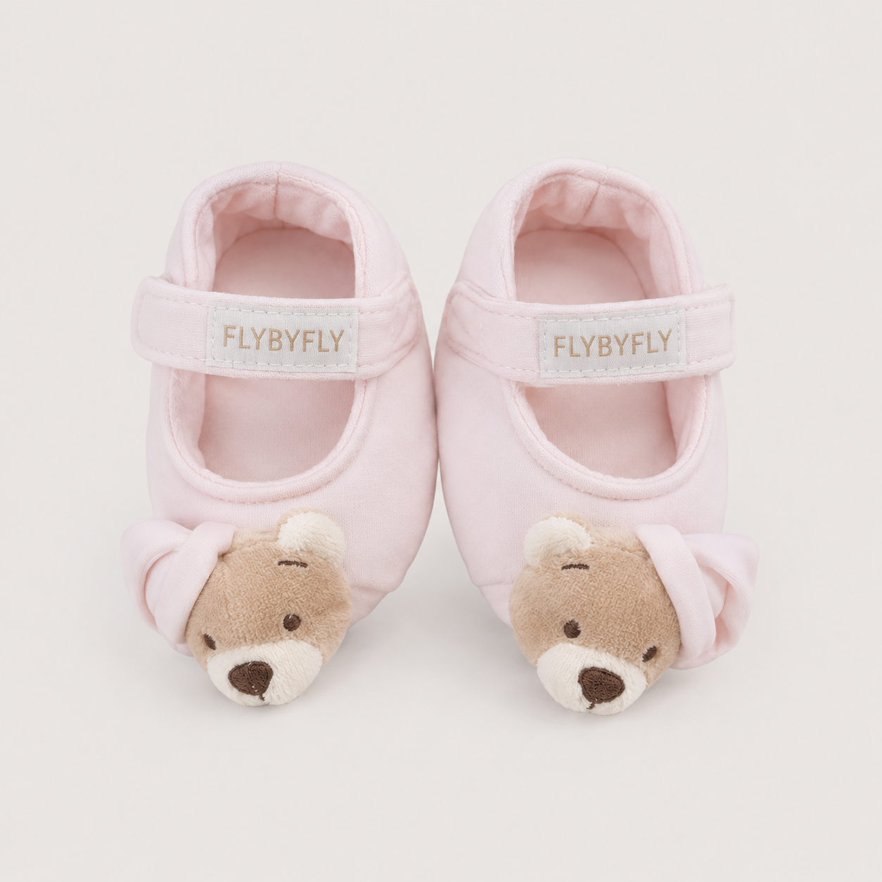 DOLL SHOES - BEAR HEAD