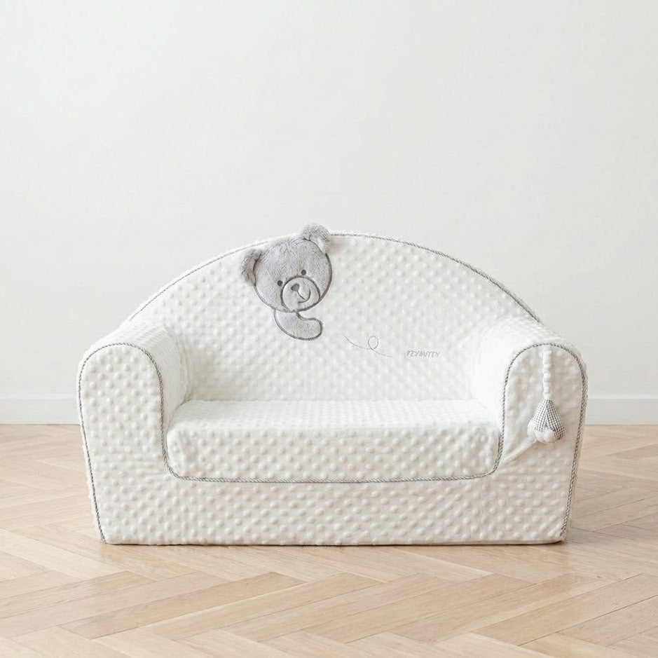 ספה זוגית לילדים- אפור