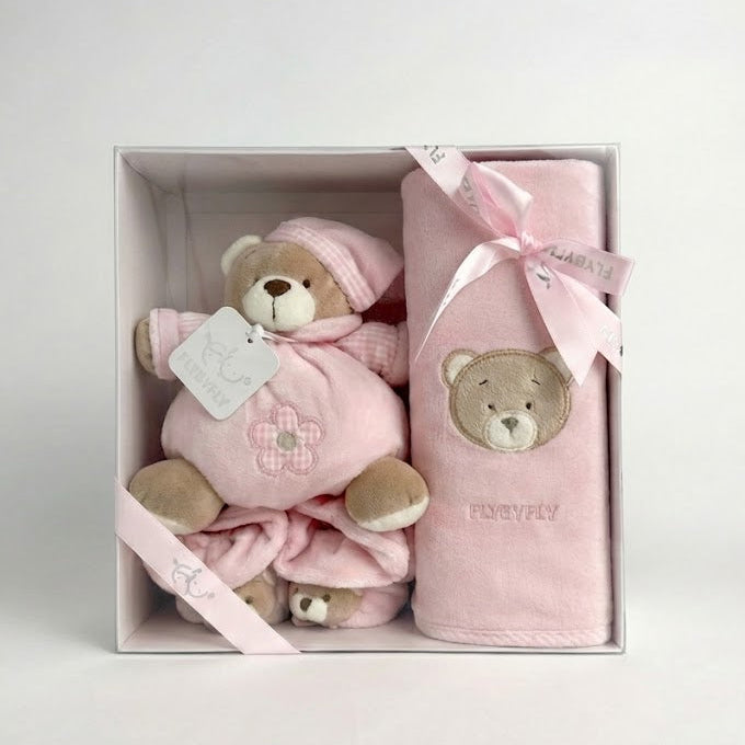 מארז מתנה לתינוק - ורוד