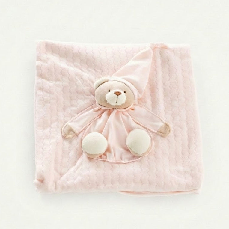 بطانية أطفال ثلاثية الأبعاد - وردي