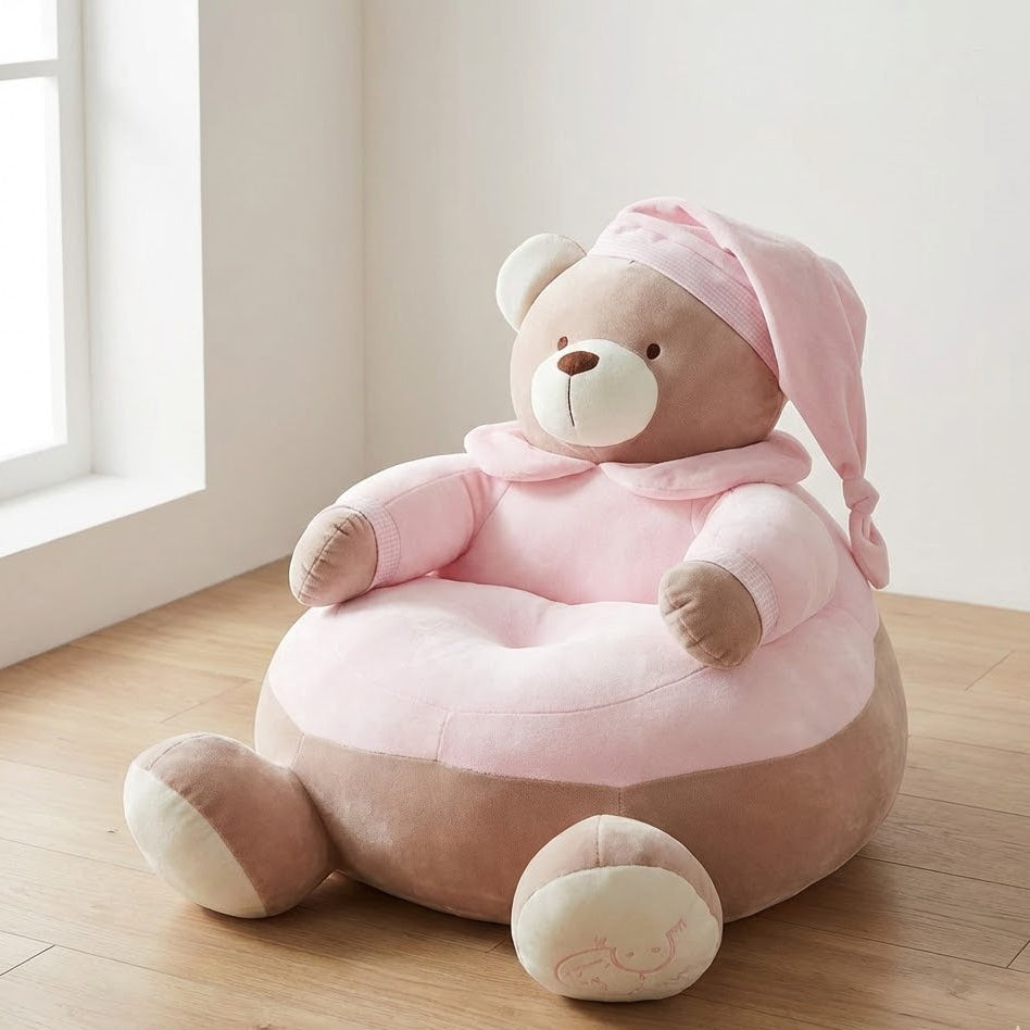 כורסא דובי לילדים - ורוד