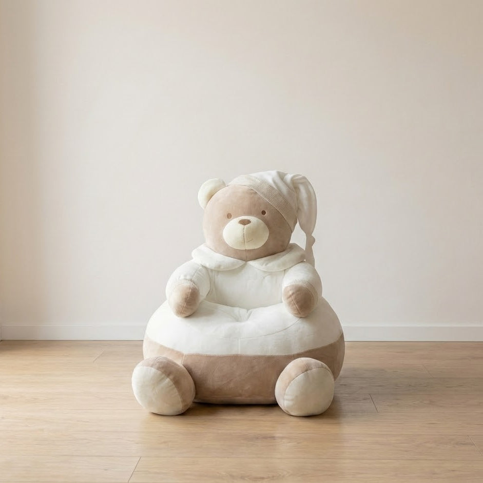 כורסא דובי לילדים - בז'