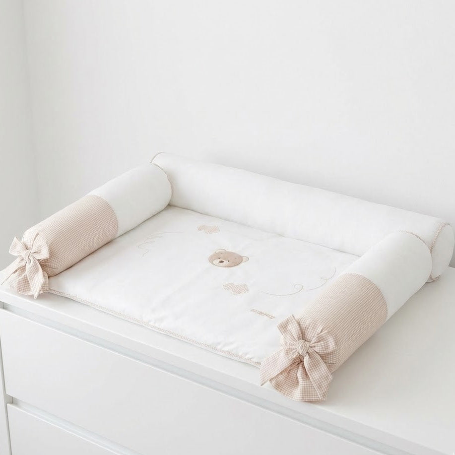 משטח החתלה פרימיום - בז'