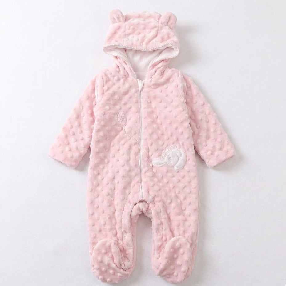 אוברול בועות - ורוד