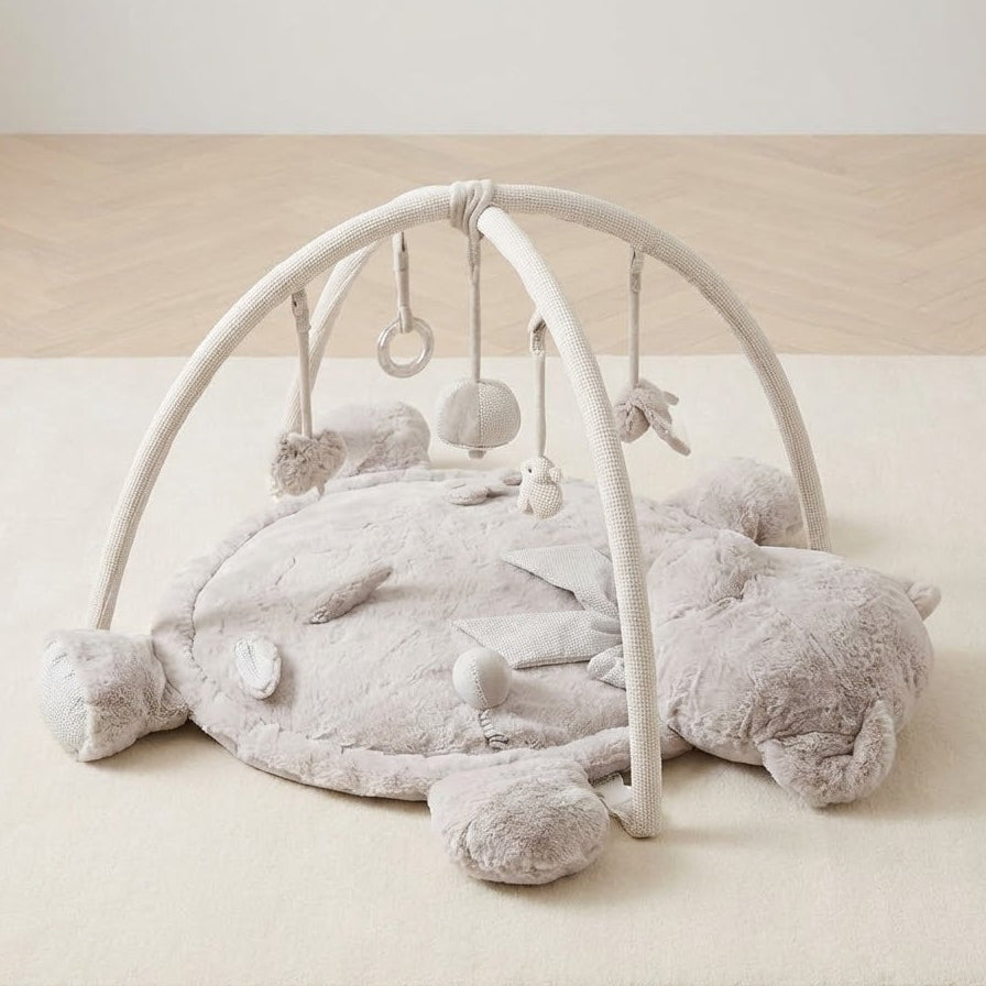 Bear playmat - Grey