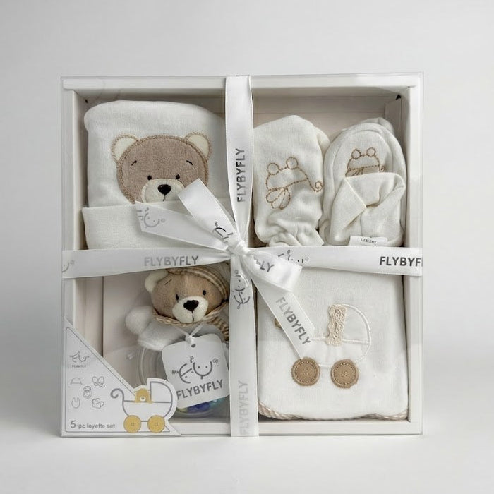 סט מתנה לתינוק - בז'