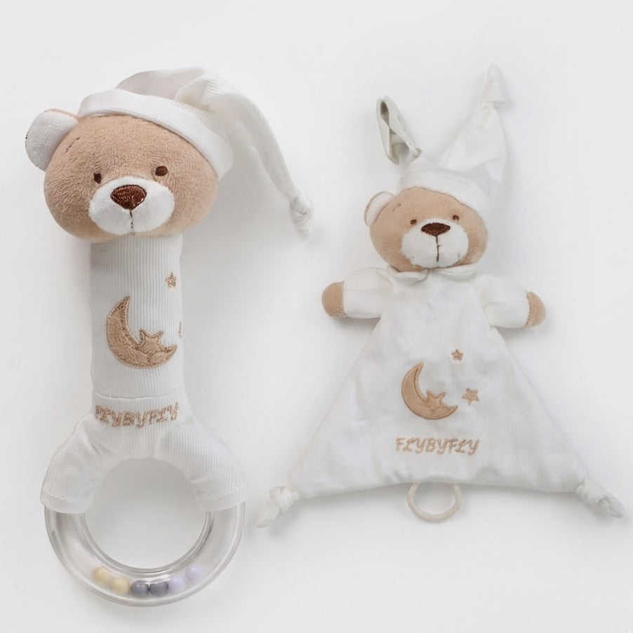 סט רעשן ומחזיק מוצץ שמיכי - מימי