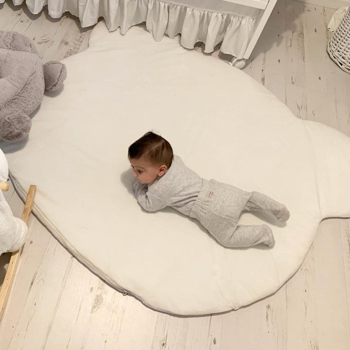 BEAR PLAYMAT -WHITE