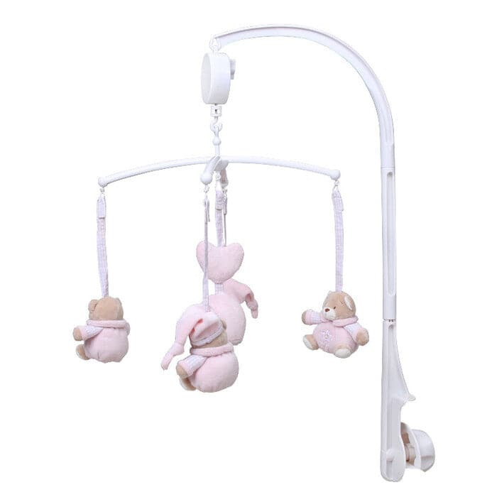 מובייל לתינוק - דובונים ורוד