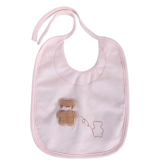 סינר דובי קלאסי - ורוד